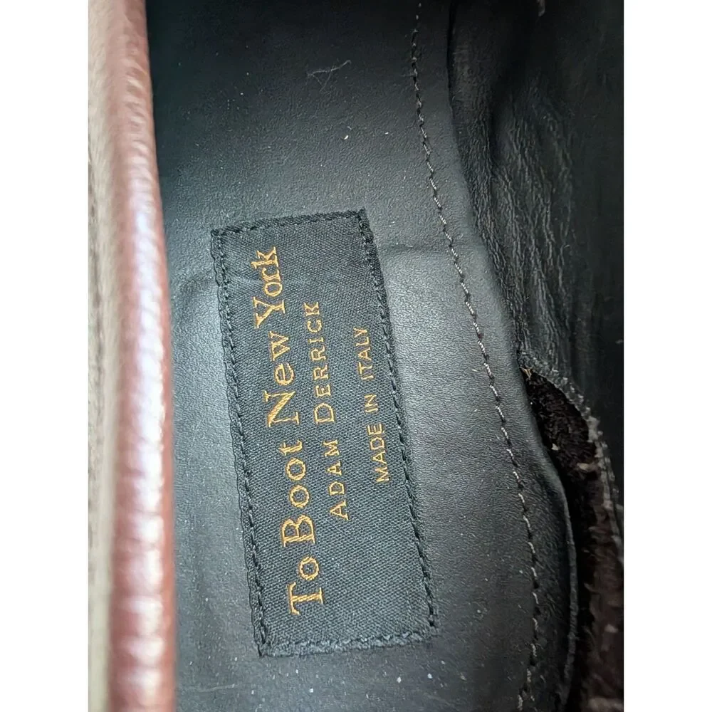 To Boot New York Penny Loafers Italian Leather Brown, Size 11 (S2)